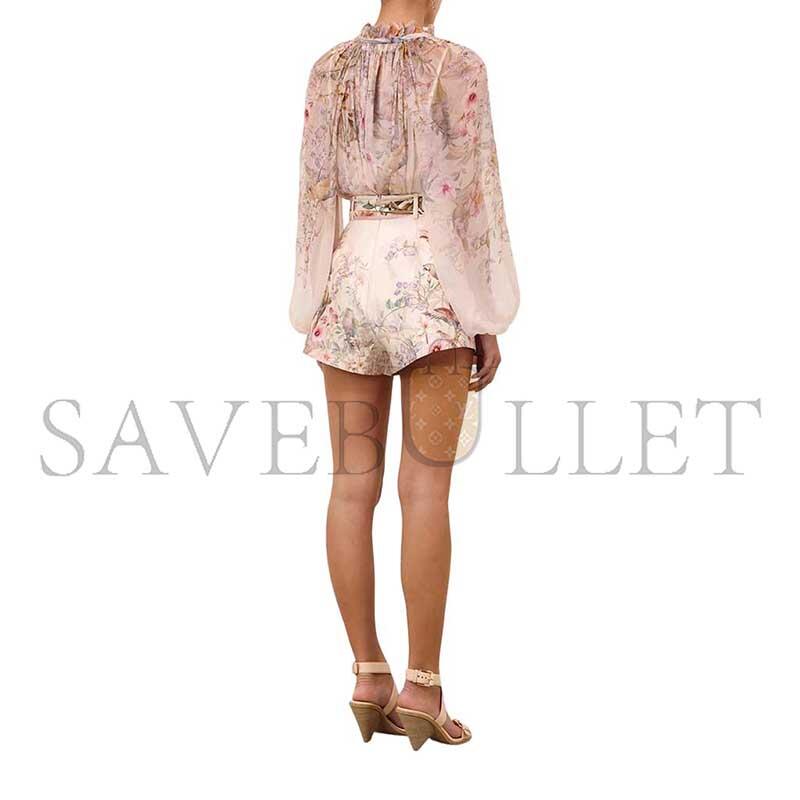 ZIMMERMANN TAWAYEN BILLOW BLOUSE SAITIN 0991TC261 ZIMMERMANN TAWAYEN BILLOW BLOUSE SAITIN 0991TC261